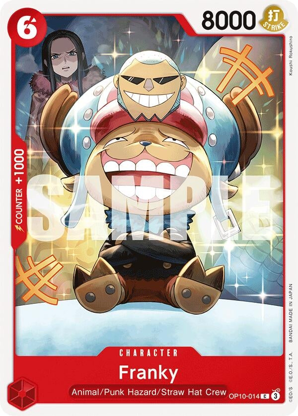 Image for Franky (014) (OP10-014) (Royal Blood) (OP10) - One Piece Card Game