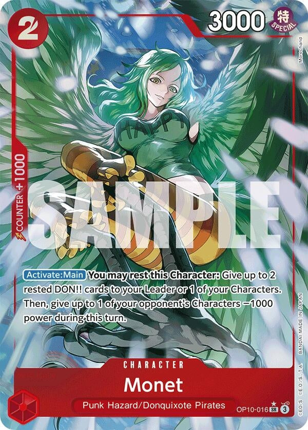 Image for Monet (Parallel) (OP10-016) (Royal Blood) (OP10) - One Piece Card Game