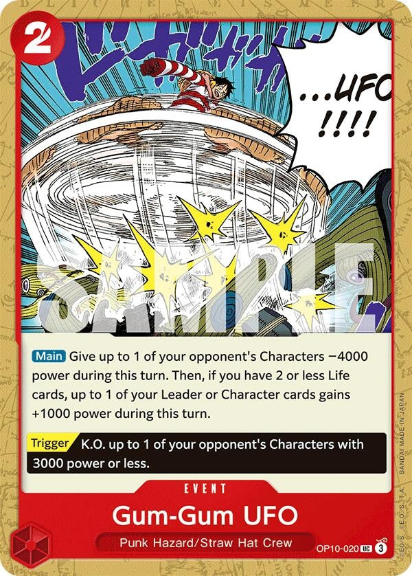 Image for Gum-Gum UFO (OP10-020) (Royal Blood) (OP10) - One Piece Card Game