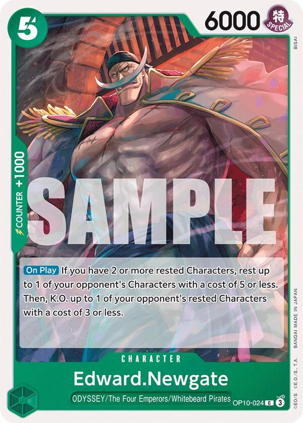 Image for Edward.Newgate (OP10-024) (Royal Blood) (OP10) - One Piece Card Game
