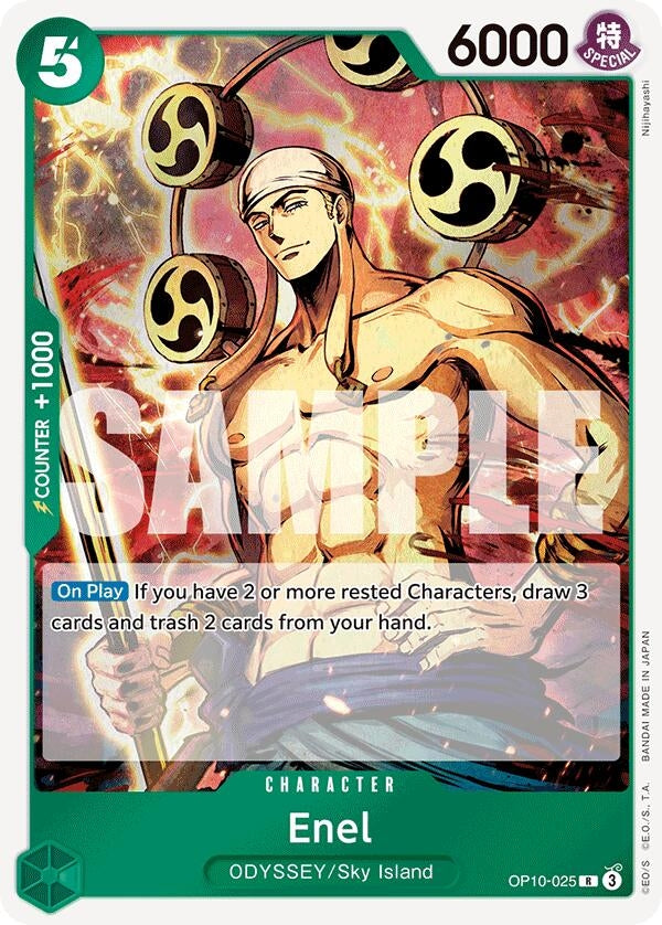 Image for Enel (OP10-025) (Royal Blood) (OP10) - One Piece Card Game