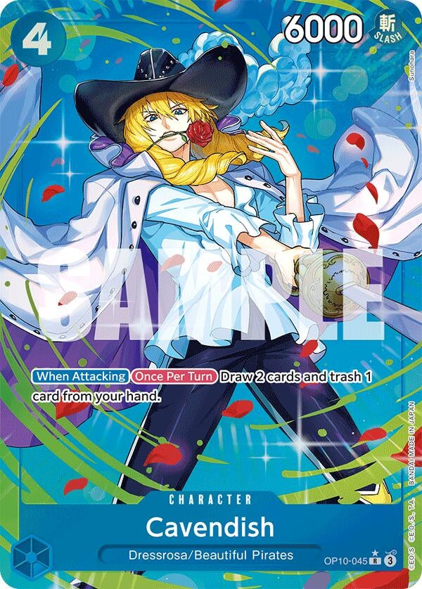 Image for Cavendish (045) (Parallel) (OP10-045) (Royal Blood) (OP10) - One Piece Card Game