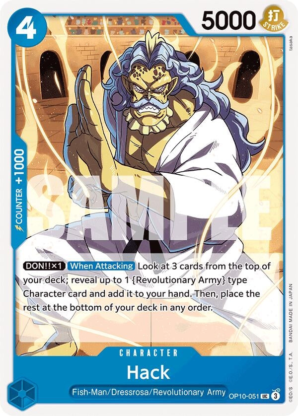 Image for Hack (OP10-051) (Royal Blood) (OP10) - One Piece Card Game