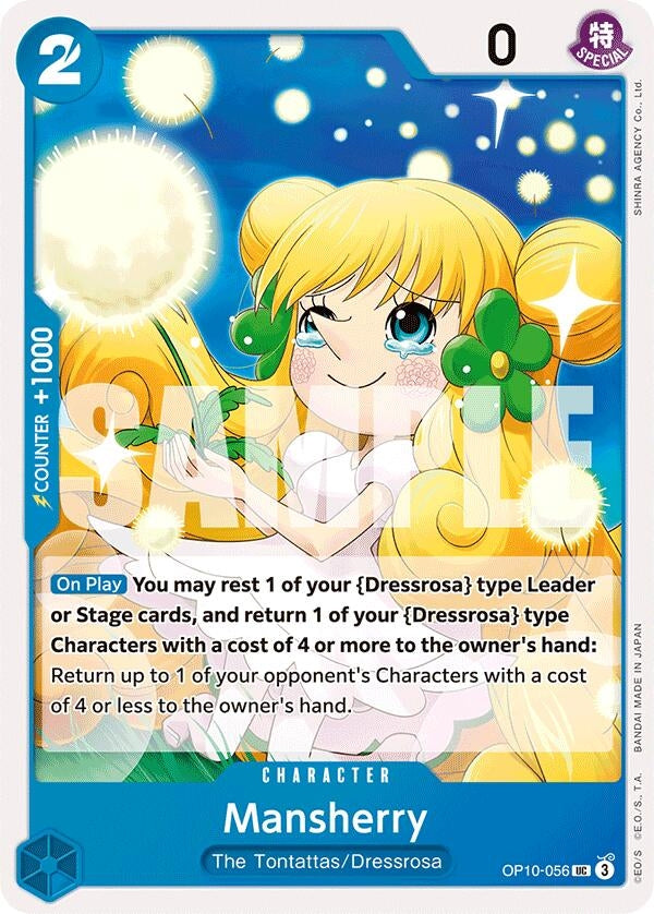 Image for Mansherry (OP10-056) (Royal Blood) (OP10) - One Piece Card Game
