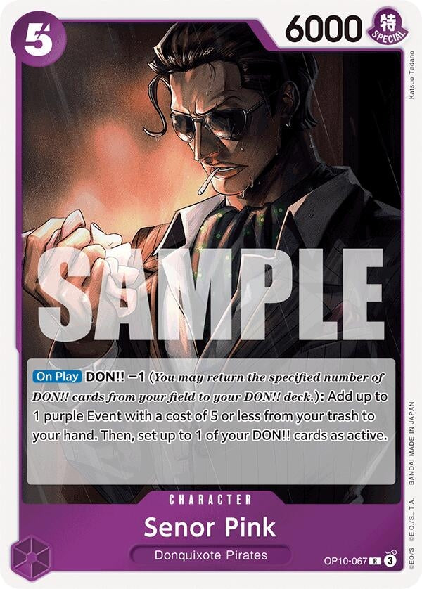 Image for Senor Pink (OP10-067) (Royal Blood) (OP10) - One Piece Card Game