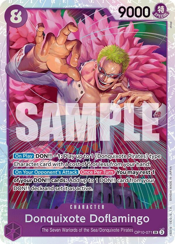 Image for Donquixote Doflamingo (OP10-071) (Royal Blood) (OP10) - One Piece Card Game