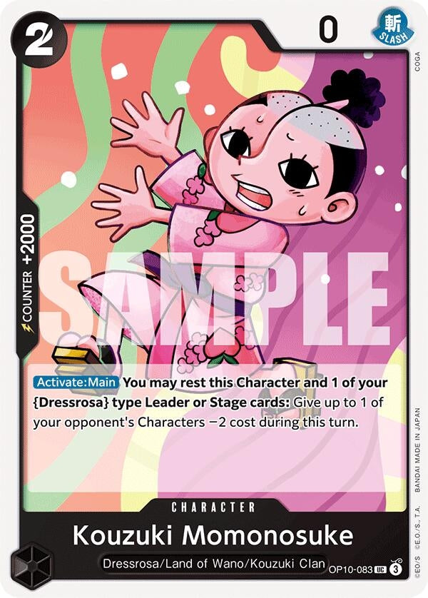 Image for Kouzuki Momonosuke (083) (OP10-083) (Royal Blood) (OP10) - One Piece Card Game