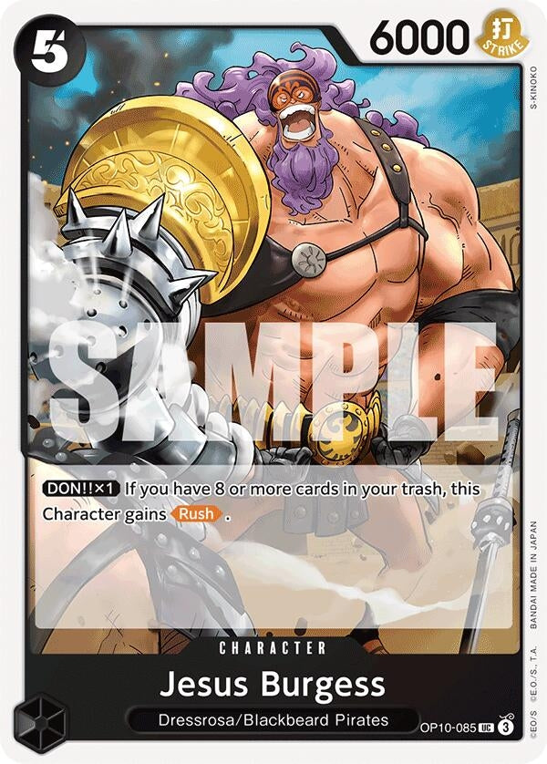 Image for Jesus Burgess (OP10-085) (Royal Blood) (OP10) - One Piece Card Game