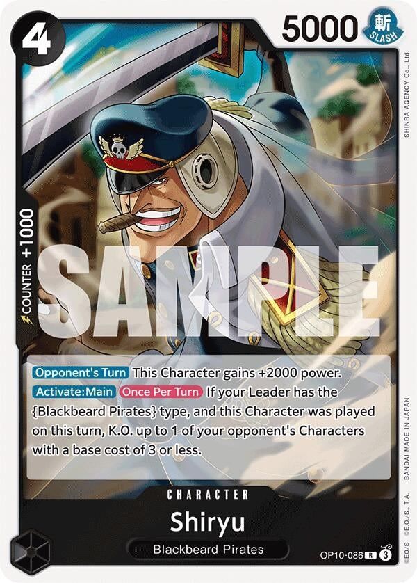Image for Shiryu (OP10-086) (Royal Blood) (OP10) - One Piece Card Game