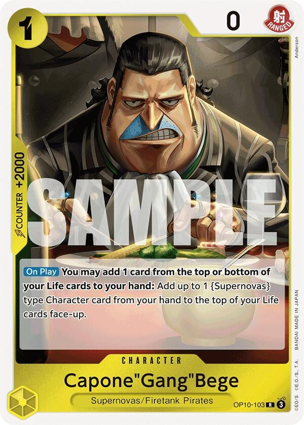 Image for Capone"Gang"Bege (OP10-103) (Royal Blood) (OP10) - One Piece Card Game