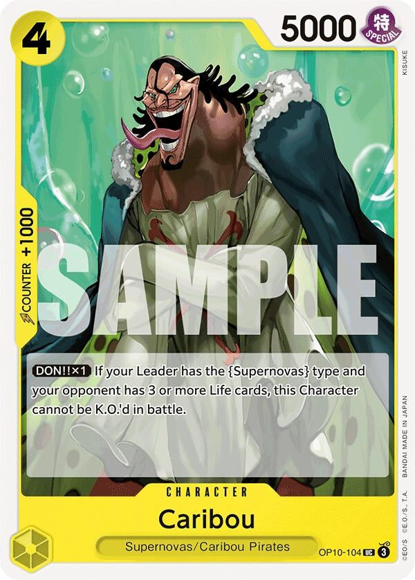 Image for Caribou (OP10-104) (Royal Blood) (OP10) - One Piece Card Game