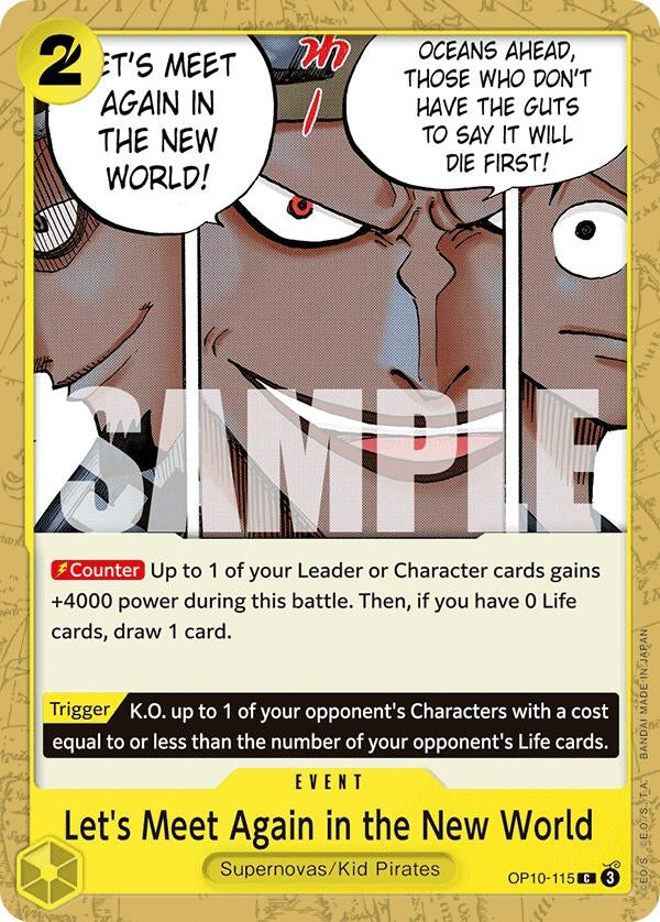Image for Let's Meet Again in the New World (OP10-115) (Royal Blood) (OP10) - One Piece Card Game