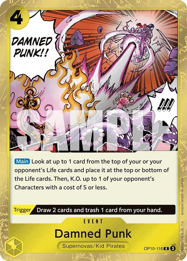 Image for Damned Punk (OP10-116) (Royal Blood) (OP10) - One Piece Card Game