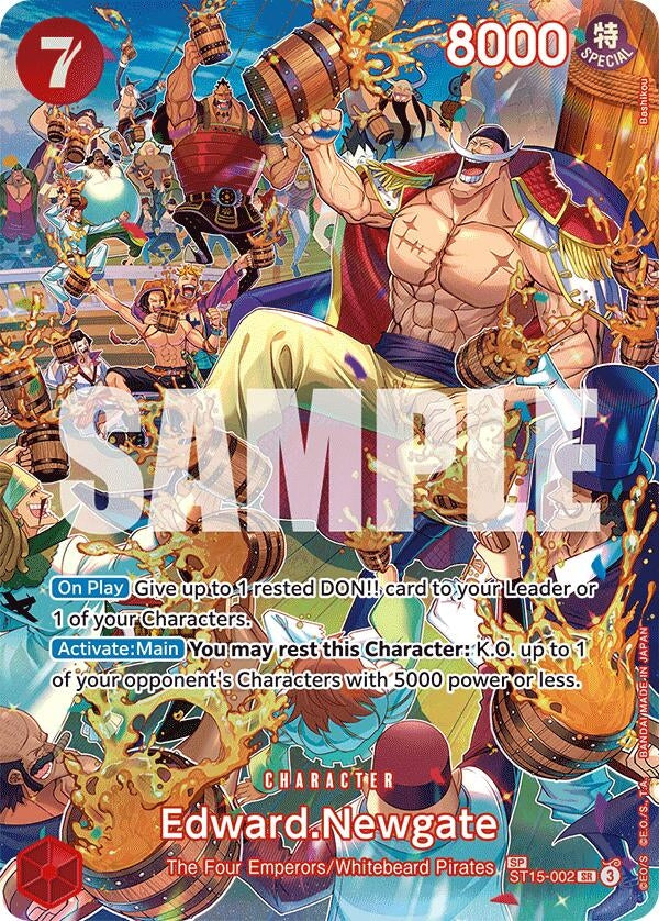 Image for Edward.Newgate (SP) (ST15-002) (Royal Blood) (OP10) - One Piece Card Game