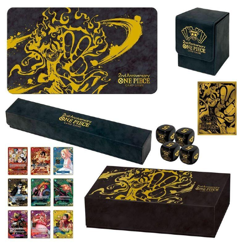 Image for One Piece Japanese Version 2nd Anniversary Set (Sealed Promotional Bundle) - One Piece Card Game