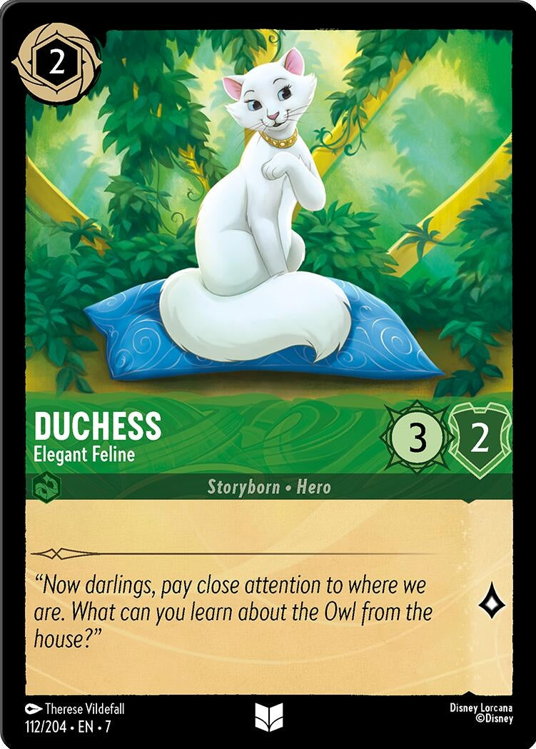 Image for Duchess - Elegant Feline (112/204) (Archazia's Island) (7) - Disney Lorcana