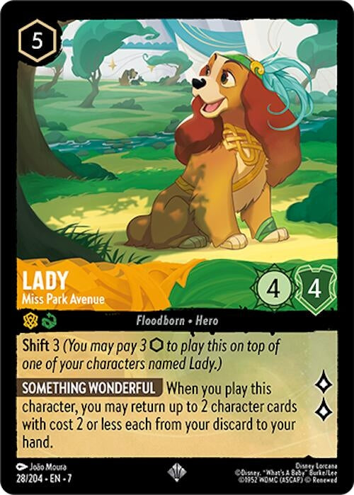 Image for Lady - Miss Park Avenue (28/204) (Archazia's Island) (7) - Disney Lorcana