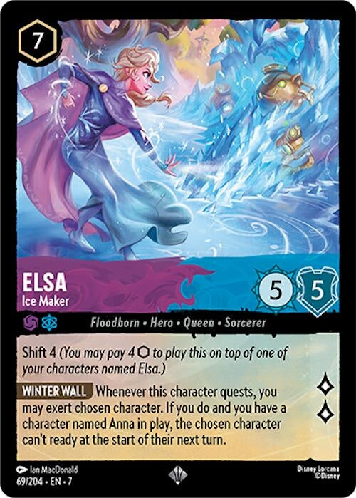 Image for Elsa - Ice Maker (69/204) (Archazia's Island) (7) - Disney Lorcana