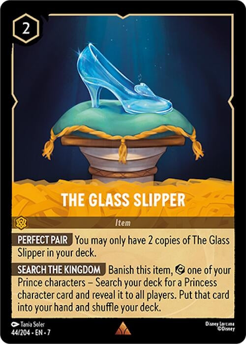 Image for The Glass Slipper (44/204) (Archazia's Island) (7) - Disney Lorcana