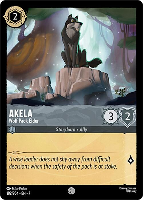 Image for Akela - Wolf Pack Elder (182/204) (Archazia's Island) (7) - Disney Lorcana