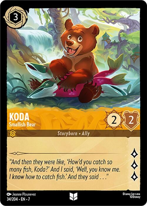 Image for Koda - Smallish Bear (34/304) (Archazia's Island) (7) - Disney Lorcana