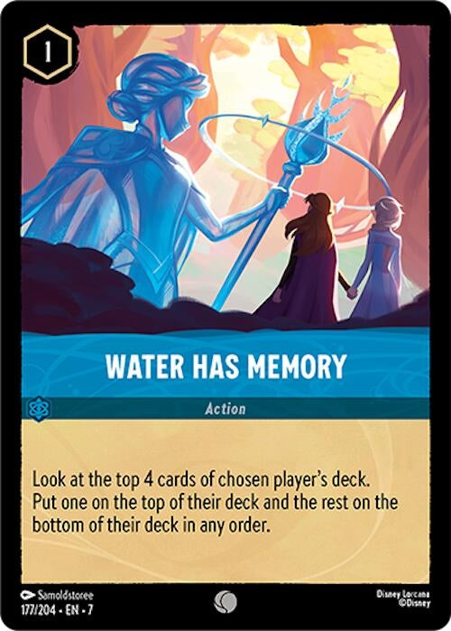 Image for Water Has Memory (177/204) (Archazia's Island) (7) - Disney Lorcana