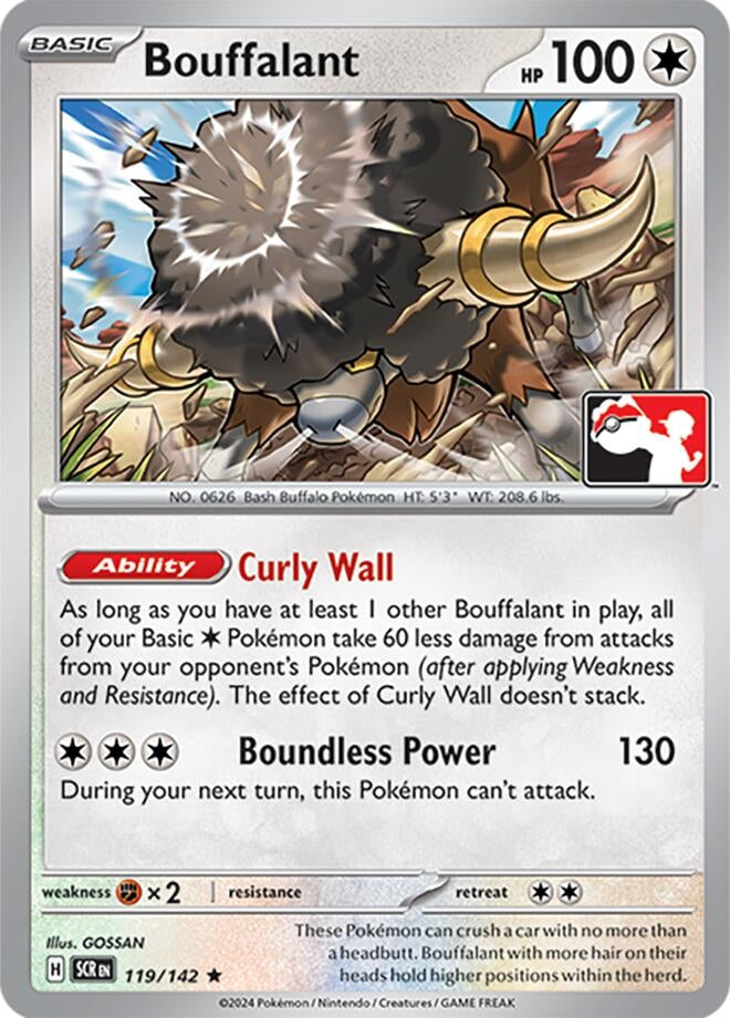 Image for Bouffalant (119/142) (Prize Pack Series Cards) - Pokemon