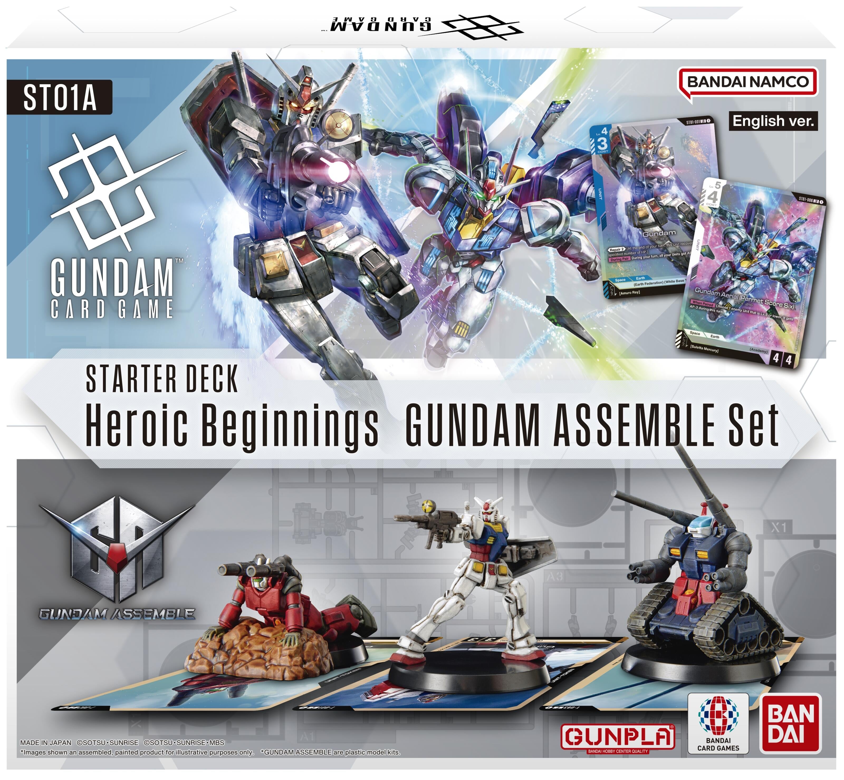 Image for Starter Deck 01: Heroic Beginnings - Gundam Assemble Starter Set - Gundam Card Game
