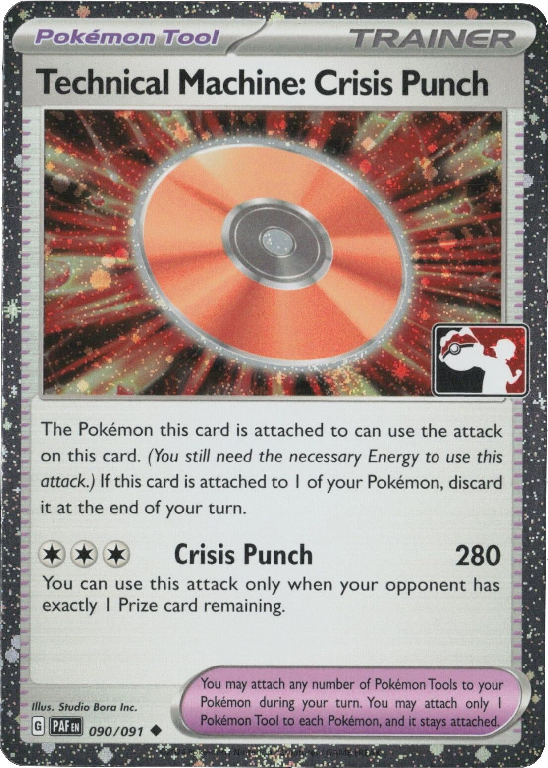 Image for Technical Machine: Crisis Punch - 090/091 (Cosmos Holo) (090/091) (Prize Pack Series Cards) - Pokemon