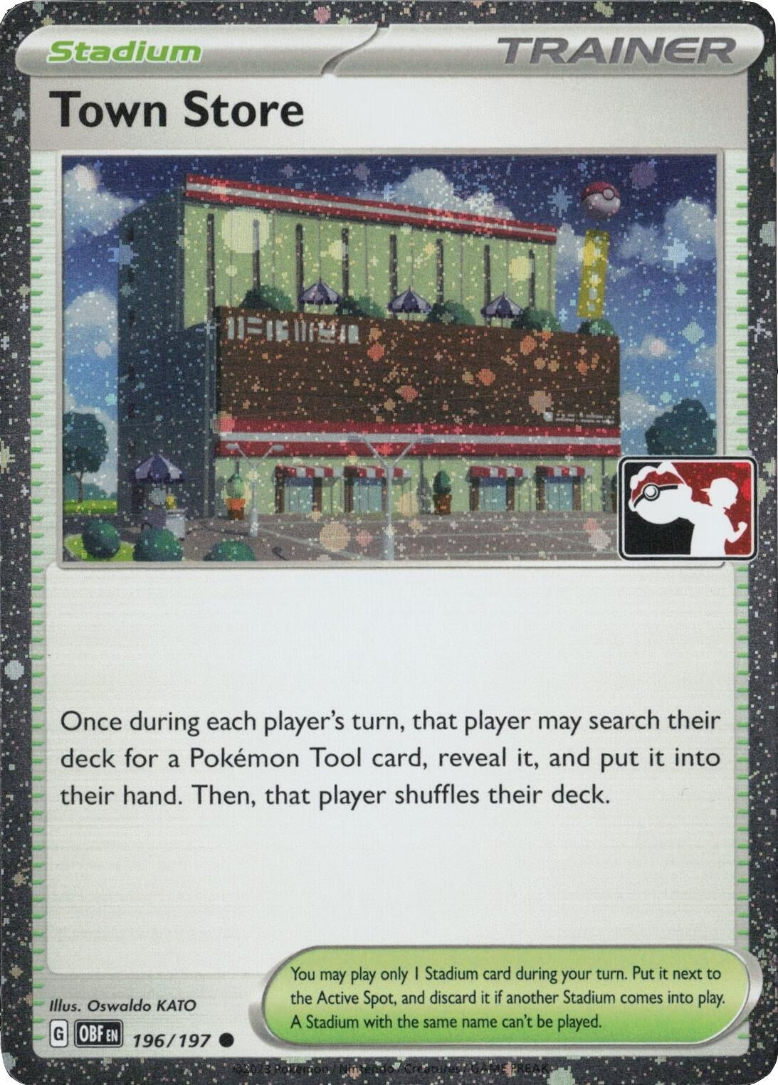 Image for Town Store - 196/197 (Cosmos Holo) (196/197) (Prize Pack Series Cards) - Pokemon