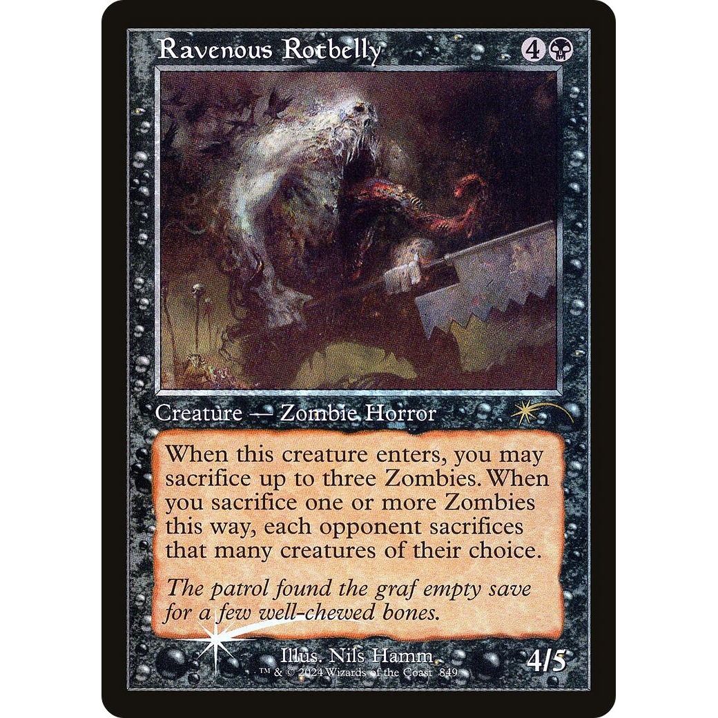 Ravenous Rotbelly (Retro Frame) (849) (Secret Lair Drop Series) - PokeBox USA