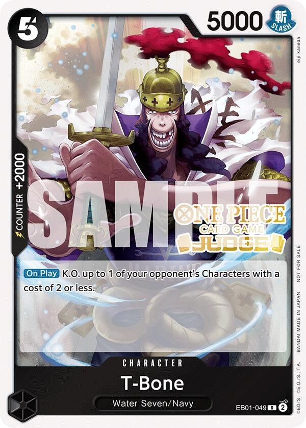 Image for T-Bone (Judge Pack Vol. 5) (EB01-049) (One Piece Promotion Cards) (OP-PR) - One Piece Card Game
