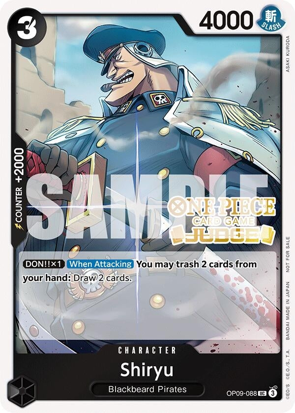 Image for Shiryu (Judge Pack Vol. 5) (OP09-088) (One Piece Promotion Cards) (OP-PR) - One Piece Card Game
