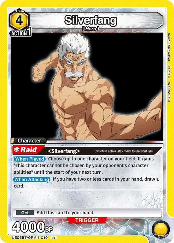 Image for Silverfang (010) (UE06BT/OPM-1-010) (UE06BT: One Punch Man) (UE06BT) - Union Arena