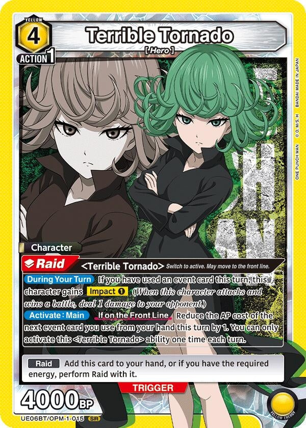Image for Terrible Tornado (015) (UE06BT/OPM-1-015) (UE06BT: One Punch Man) (UE06BT) - Union Arena