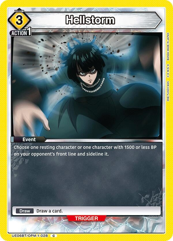 Image for Hellstorm (UE06BT/OPM-1-028) (UE06BT: One Punch Man) (UE06BT) - Union Arena