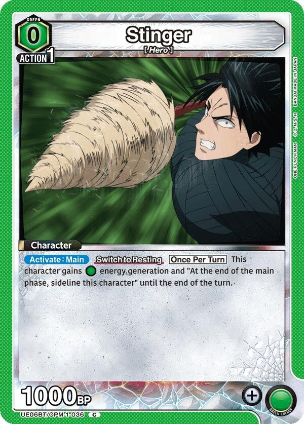 Image for Stinger (UE06BT/OPM-1-036) (UE06BT: One Punch Man) (UE06BT) - Union Arena