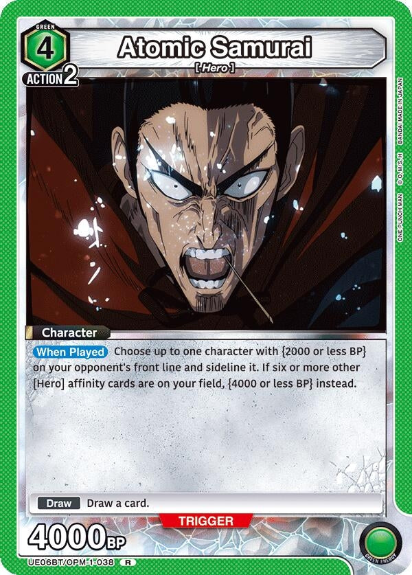Image for Atomic Samurai (UE06BT/OPM-1-038) (UE06BT: One Punch Man) (UE06BT) - Union Arena