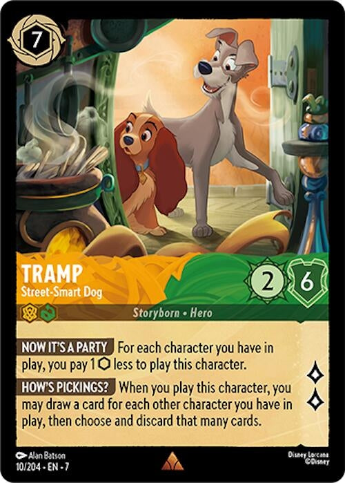 Image for Tramp - Street-Smart Dog (10/204) (Archazia's Island) (7) - Disney Lorcana
