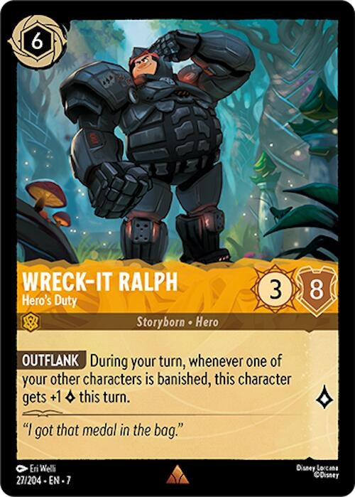 Image for Wreck-It Ralph - Hero's Duty (27/204) (Archazia's Island) (7) - Disney Lorcana