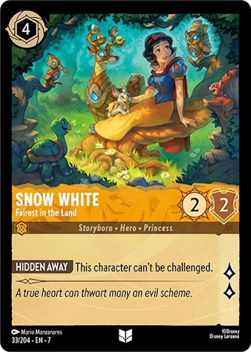 Image for Snow White - Fairest in the Land (33/204) (Archazia's Island) (7) - Disney Lorcana
