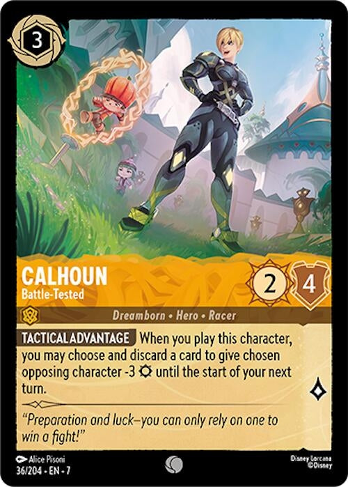 Image for Calhoun - Battle-Tested (36/204) (Archazia's Island) (7) - Disney Lorcana
