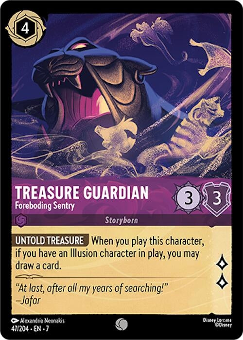 Image for Treasure Guardian - Foreboding Sentry (47/204) (Archazia's Island) (7) - Disney Lorcana