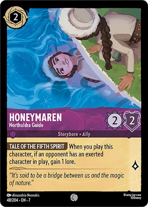 Image for Honeymaren - Northuldra Guide (48/204) (Archazia's Island) (7) - Disney Lorcana