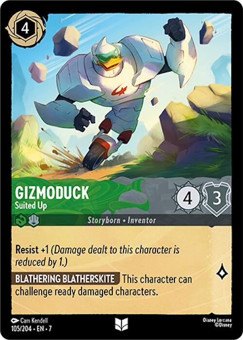 Image for Gizmoduck - Suited Up (105/204) (Archazia's Island) (7) - Disney Lorcana