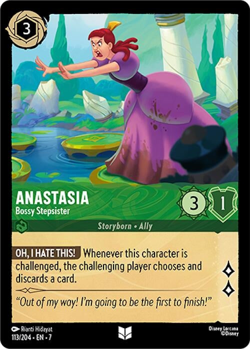 Image for Anastasia - Bossy Stepsister (113/204) (Archazia's Island) (7) - Disney Lorcana