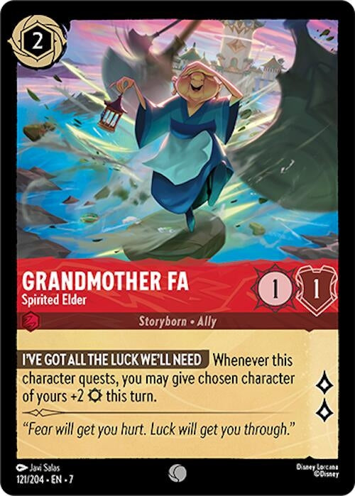 Image for Grandmother Fa - Spirited Elder (121/204) (Archazia's Island) (7) - Disney Lorcana
