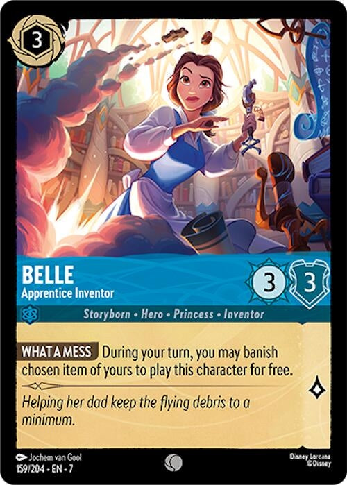 Image for Belle - Apprentice Inventor (159/204) (Archazia's Island) (7) - Disney Lorcana