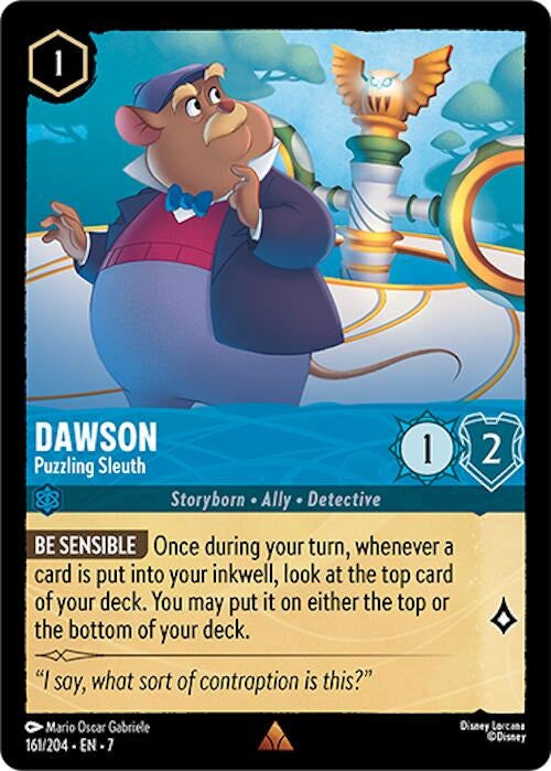 Image for Dawson - Puzzling Sleuth (161/204) (Archazia's Island) (7) - Disney Lorcana