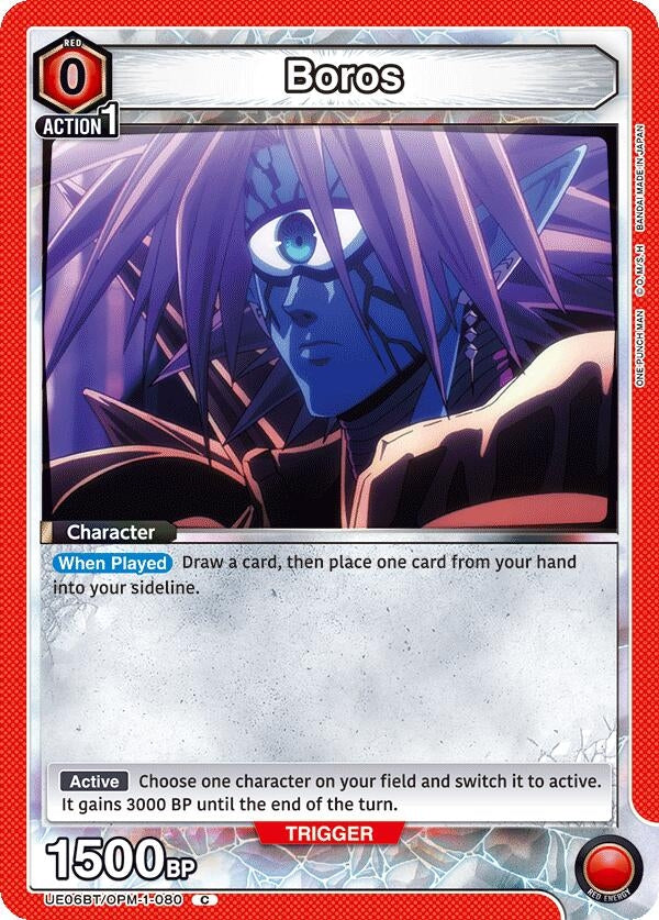 Image for Boros (080) (UE06BT/OPM-1-080) (UE06BT: One Punch Man) (UE06BT) - Union Arena